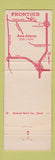 Matchbook Cover - Frontier Beef Buffet Ann Arbor MI