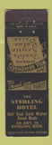 Matchbook Cover - Sterling Hotel Sterling MI GEM WEAR