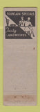 Matchbook Cover - Sterling Hotel Sterling MI GEM WEAR