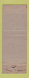 Matchbook Cover - Detroit Club MI WEAR