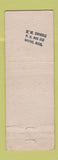 Matchbook Cover - Rite Way Watches Jewelry Detroit MI WORN