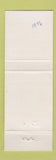 Matchbook Cover - Hicks Concrete Service Gaylord MI truck WEAR