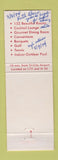 Matchbook Cover - Bay Valley Inn Midland Bay City Saginaw MI