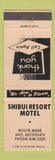 Matchbook Cover - Shibui Resort Motel Mio MI