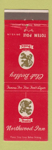 Matchbook Cover - Club Berkley  Royal Oak MI Rund's?