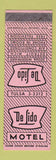 Matchbook Cover - De Lido Motel Detroit MI