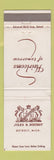 Matchbook Cover - Jules Schubot Detroit MI jewelry WEAR