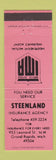 Matchbook Cover - Steenland Insurance Agency Grand Rapids MI