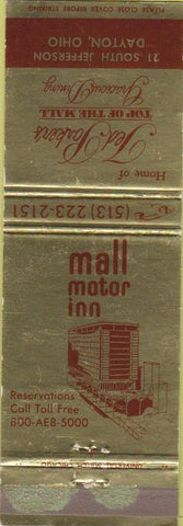 Matchbook Cover - Mall Motor Inn Dayton OH