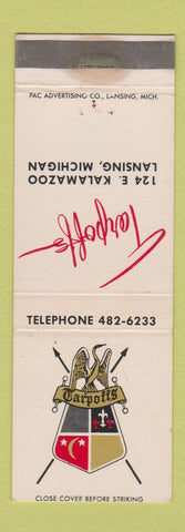 Matchbook Cover - Tarpoffs Lansing MI WEAR