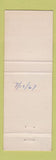 Matchbook Cover - Sunny Shores Restaurant Manistique MI WRITING