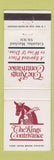 Matchbook Cover - Kings Contrivance Columbia MD WEAR