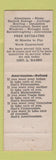 Matchbook Cover - Baird Air Seal Home Improvement Caro MI