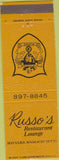 Matchbook Cover - Russo's Restaurant Maynard MA