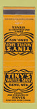 Matchbook Cover - Tiny's Waffle Shop Reno NV