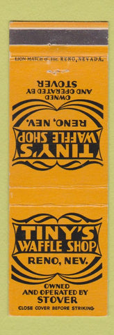 Matchbook Cover - Tiny's Waffle Shop Reno NV