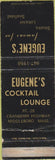 Matchbook Cover - Eugen's Restaurant Middleboro MA WORN