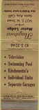 Matchbook Cover - Flagstone Motor Lodge Santa Ana CA
