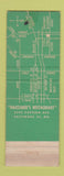 Matchbook Cover - Haussner's Baltimore MD restaurant