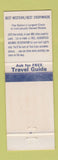 Matchbook Cover - Tam o Shanter Motel Las Vegas NV Best Western
