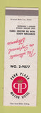 Matchbook Cover - Park Plaza Motor Hotel Detroit MI WEAR