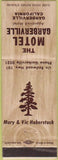 Matchbook Cover - Motel Garberville Garberville CA