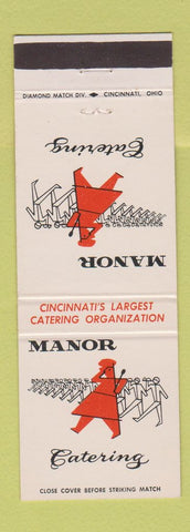 Matchbook Cover - Manor Catering Cincinnati OH