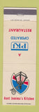 Matchbook Cover - Aunt Jemima's Kitchen Austinburg OH