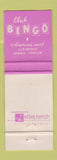 Matchbook Cover - Club Bingo Las Vegas NV casino WEAR