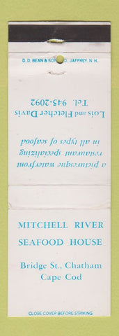 Matchbook Cover - Mitchell River Seafood House Chatham MA WORN