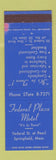 Matchbook Cover - Federal Plaza Motel Springfield MA WEAR