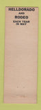 Matchbook Cover - Elks Lodge Las Vegas NV