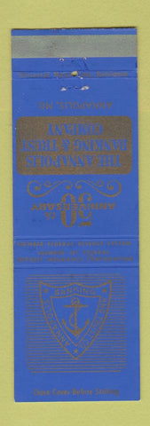 Matchbook Cover - Annapolis Bank and Trust MD 50th Anniversary
