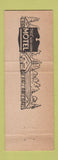 Matchbook Cover - Criterion Motel Pittsfield MA