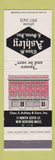 Matchbook Cover - Chas Ashley and Sons New Bedford MA Insurance