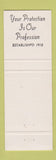 Matchbook Cover - Chas Ashley and Sons New Bedford MA Insurance