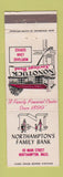 Matchbook Cover - Nonotuck Savings Bank Northampton MA WEAR