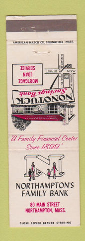 Matchbook Cover - Nonotuck Savings Bank Northampton MA WEAR