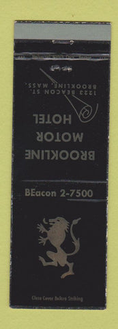 Matchbook Cover - Brookline Motor Hotel MA WEAR