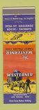 Matchbook Cover - Westerner Casino Las Vegas NV