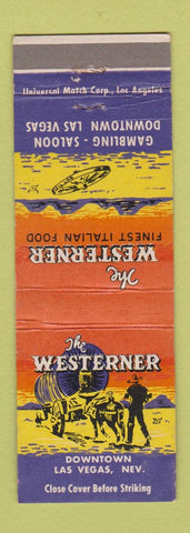 Matchbook Cover - Westerner Casino Las Vegas NV