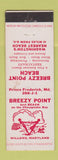 Matchbook Cover - Breezy Point Beach Willows MD
