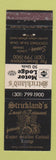 Matchbook Cover - Strickland's Motor Lodge  MD WEAR