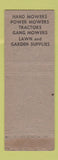 Matchbook Cover - Todd's Machine Shop Silver Spring MD