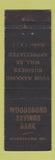 Matchbook Cover - Woodsboro Savings Bank MD
