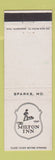 Matchbook Cover - Milton Inn Sparks MD