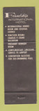 Matchbook Cover - Friendship International Hotel Baltimore MD WEAR