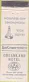 Matchbook Cover - Dreamland Motel Loveland CO Girlie