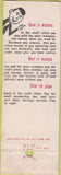 Matchbook Cover - Credit Union Anchorage AK