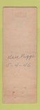 Matchbook Cover - Biltmore Hotel Baltimore MD